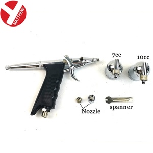 Mini aérographe maquillage pistolet Kit bricolage GRADE pour ongles <span class=keywords><strong>tatouage</strong></span> <span class=keywords><strong>temporaire</strong></span> et décoration de gâteau pneumatique et alimenté par gravité - Product Image 5