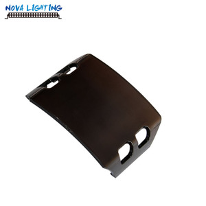 Fuera de la carretera cubre 4 "Negro cubierta de la lente para LED Barra de luz de trabajo lámpara de la niebla - Product Image 4