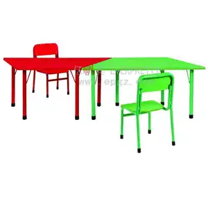 School meubilair suppleir draagbare vouwen kids studie zeshoekige tafel