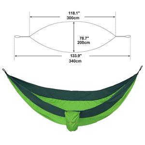210T नायलॉन पैराशूट Ripstop एकल Ultralight डेरा डाले हुए झूला आउटडोर फर्नीचर - Product Image 6