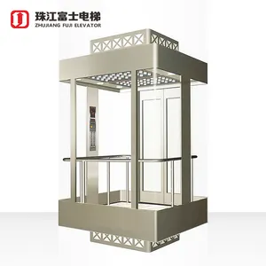 Fuji Factory Cheap Price Shopping Mall Passenger Sightseeing Elevator Glass Elevator