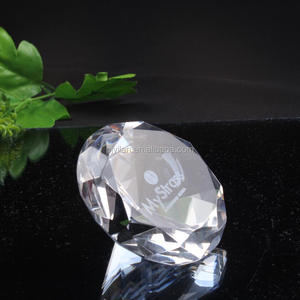 Atacado Agradável Lembrança Presentes Decoração De Vidro <span class=keywords><strong>Paperweight</strong></span> Diamante Em Forma De Diamante De Cristal <span class=keywords><strong>Paperweight</strong></span> - Product Image 2