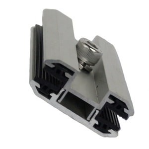 Đôi Kính Solar Panel Kẹp Không Khung Nhôm Mỏng Phim End Kẹp - Product Image 2