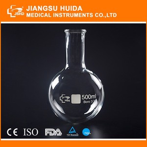 Directo de fábrica de la boca de tierra estándar cuello corto frasco de ebullición - Product Image 3