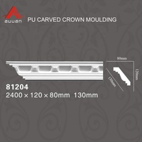 Polyuréthane Pop Mousse Corniches Cadre Moulage Faux Plafond Moulage pour la Conception De Maison