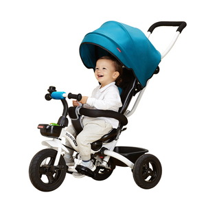 Bebé triciclo 1-5 años con cubierta plegable metal niños tricycl - Product Image 2