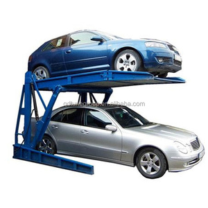 Ascenseur de stationnement commercial à deux étages inclinant le <span class=keywords><strong>garage</strong></span> tridimensionnel - Product Image 3