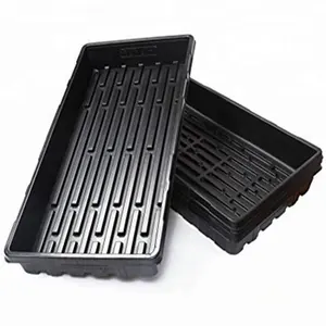 Plastic Hydroponic Tray Plastic Flood Sprouting 1020 Garden Tray With Lid For Hydroponic Growing Hydroponic System