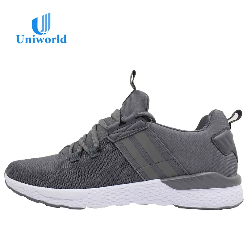 Uniworld – baskets de sport pour hommes, chaussures de course en tissu tricoté, dernière conception, usine du Vietnam, nouveau produit pour adultes