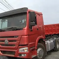 تستخدم howo ساينو تراك جرار رئيس شاحنة الصين الثقيلة نصف مقطورة شاحنة للبيع