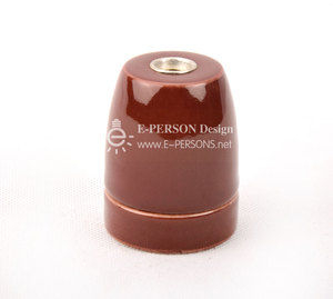 Nhiều Màu Sắc Gốm Đèn Bulb Chủ Bulb Ổ Cắm E27 E26 Đèn Phụ Kiện Vít E27 Sứ - Product Image 2