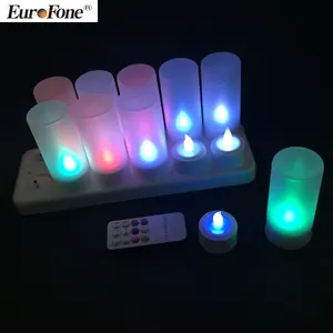 Hot Sale Multi-Warna Led Lilin untuk Kegiatan Keagamaan Warna Berubah Dekorasi Lilin Magic Light Lilin