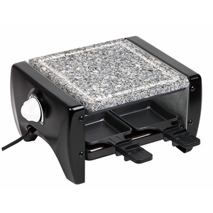 Grill électrique à <span class=keywords><strong>raclette</strong></span> <span class=keywords><strong>avec</strong></span> <span class=keywords><strong>pierre</strong></span> pour usage domestique, doté d'un contrôle de température <span class=keywords><strong>avec</strong></span> affichage numérique et surface antiadhésive - Product Image 2