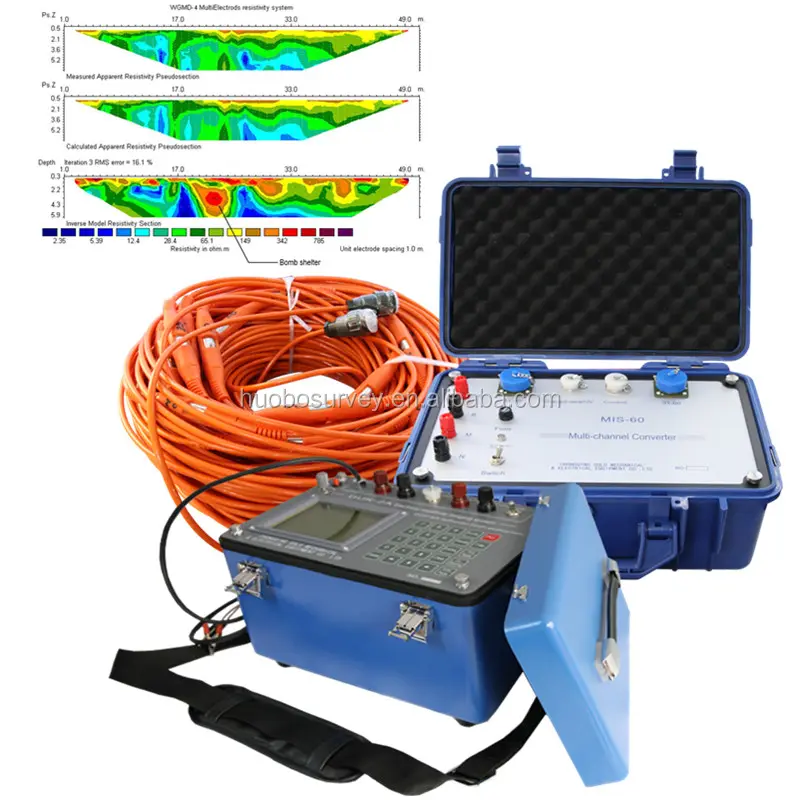 Геофическое электрическое оборудование для <span class=keywords><strong>изображения</strong></span> резистивности и измерители резистивности для исследования землеводства