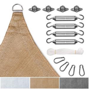 340 Gam Không Thấm Nước Màu Sắc Khác Nhau <span class=keywords><strong>HDPE</strong></span> UV <span class=keywords><strong>Shade</strong></span> <span class=keywords><strong>Sail</strong></span>, Sun <span class=keywords><strong>Shade</strong></span> <span class=keywords><strong>Sail</strong></span> Mái Hiên - Product Image 5