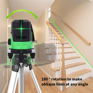 <span class=keywords><strong>Nivel</strong></span> Láser Rotatorio Borka de Alta Precisión 4V1H1D, 5 Líneas, <span class=keywords><strong>360</strong></span>°, Haz Verde - Product Image 4