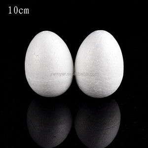 Œufs en polystyrène blancs <span class=keywords><strong>de</strong></span> 100 mm pour la Pâques, bricolage, œufs en polystyrène - Product Image 1
