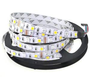 A3 LED Strip 5050 RGBW Tahan Air DC12V Fleksibel DIPIMPIN Cahaya RGB + Putih/RGB + Hangat Putih 60 LED/m 5 m/lot