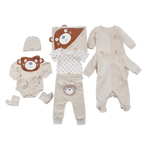 Set di cotone <span class=keywords><strong>per</strong></span> bambini Set <span class=keywords><strong>per</strong></span> neonati in cotone biologico vestiti <span class=keywords><strong>per</strong></span> neonati neonato completo servizio Unisex foto a maglia tutine <span class=keywords><strong>per</strong></span> bambini CN;GUA - Product Image 1