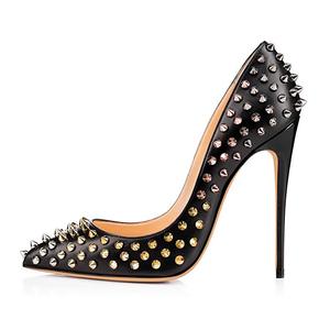 Più il Formato Punta a punta Chaussure Femme Tacchi Alti Rivetto Rosso <span class=keywords><strong>Scarpe</strong></span> Da <span class=keywords><strong>Sposa</strong></span> Da <span class=keywords><strong>Sposa</strong></span> <span class=keywords><strong>Per</strong></span> Le Donne - Product Image 3