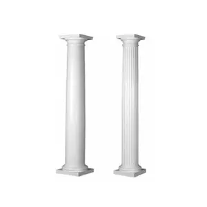 Vendas de fábrica, alta resistência, resina de fibra de vidro durável, corinthian, decorativo, pillaras romanas, coluna para projeto