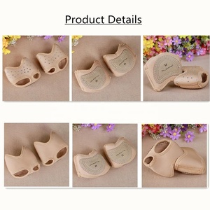 Bestdance मोटी पैर पैड नृत्य पंजे पैर हवाई चप्पलें पेट बैले नृत्य Footwears भारी लाइक्रा कपड़े - Product Image 5