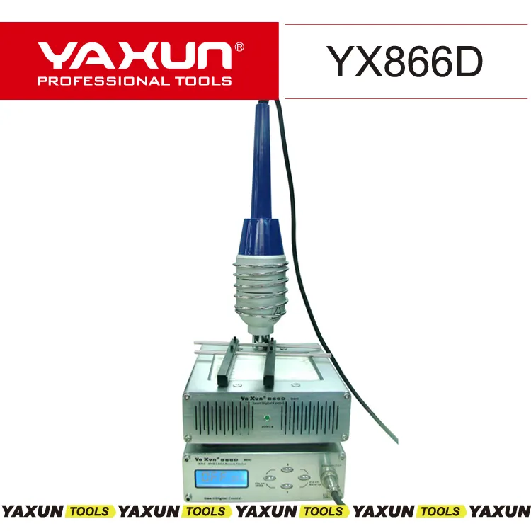 2 в 1 YAXUN 866D IRDA SMD & BGA наладочная станция с подогревающей станцией