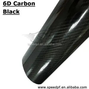 높은 광택 5 * 65FT 자동차 랩 장식 비닐 탄소 5D/6D 탄소 섬유 랩 필름