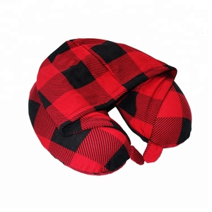 Almohada de Viaje JYM Personalizada en Forma de U con Espuma Viscoelástica de Rebote Lento, Almohada con Capucha que Brinda Soporte para el Cuello y Alivia la Presión en el Cuello - Product Image 2