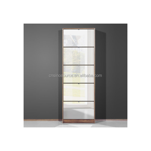 Armario <span class=keywords><strong>Zapatero</strong></span> de madera <span class=keywords><strong>con</strong></span> <span class=keywords><strong>espejo</strong></span> para sala de estar, precio al por mayor del fabricante - Product Image 6