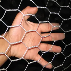 משושה מגולוון ברזל חוט רשת עבור עוף חוט רשת