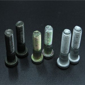 Boulons de roue M12-1.25 métriques en titane pour entretoises de jantes, avec col moleté 1/2''-20 et tête <span class=keywords><strong>plate</strong></span> UNF, pour remorque - Product Image 5