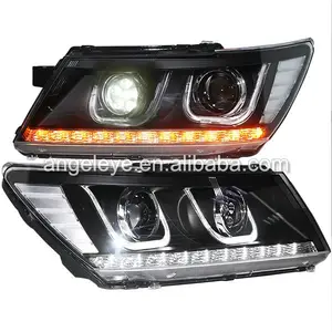 Für Dodge Journey JCUV Fiat Freemont LED Streifen Scheinwerfer U Stil LED Licht Hohe Strahl 2009-2014 Jahr