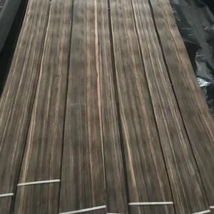 Màu Đen Và Trắng Macassar Ebony Veneer Amara Gỗ Mun Veneer