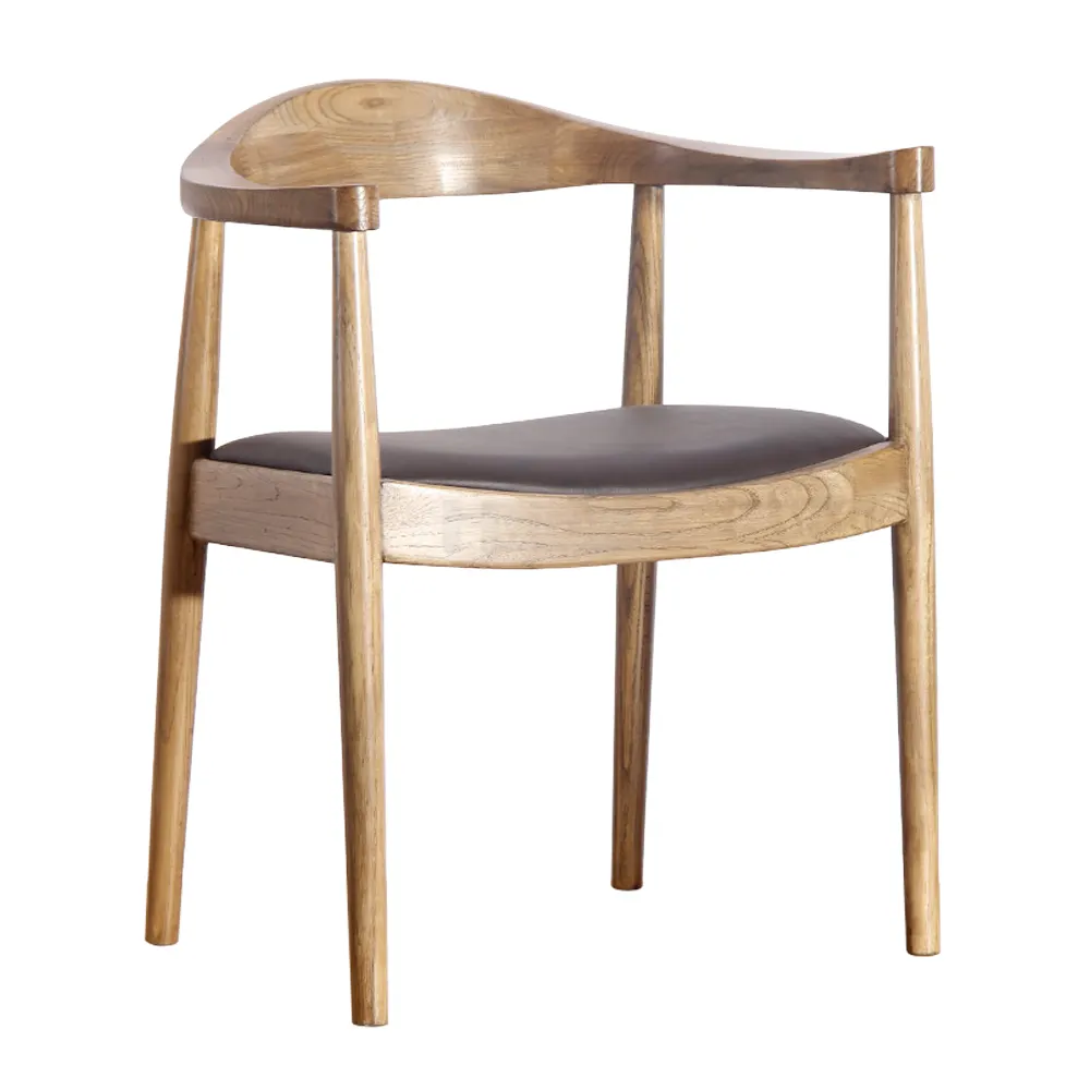 Danmark conception commerciale restaurant accoudoir en bois chaise