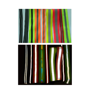 Cinta Reflectante Retro de Nailon de 5 <span class=keywords><strong>cm</strong></span> Personalizada, Cinta de Poliéster con Impresión por Transferencia, Material de Cinta Reflectante Plateada - Product Image 3