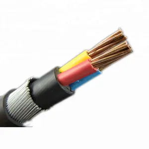 Câble blindé Xlpe câble taille différente Swa cuivre nu 3 phases 3c 25mm 16mm 3 prix de noyau 185mm 4 noyaux basse tension 16mm2 CN;GUA