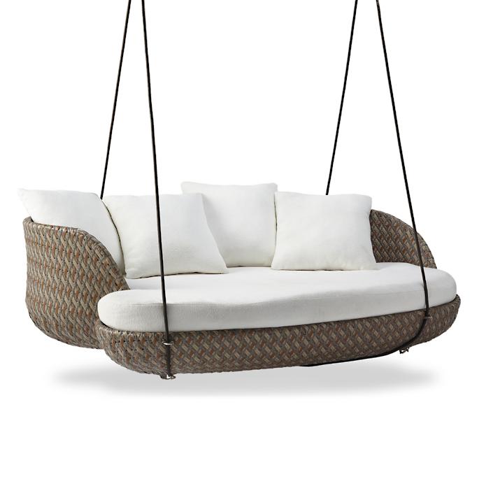 Gold supplier top sale all weather rattan furniture wicker daybed