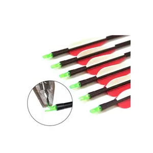 Archery products supplier hunting aluminum arrow 7075 aluminum shaft