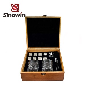 Bán sỉ Whiskey đá đá Bộ quà tặng, thép không gỉ đá đá uống Cooler Cubes - Product Image 2