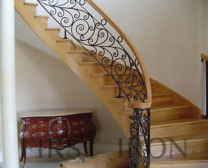 Outside Stair Railings Wrought Iron, Interior Wrought Iron <strong>Handrails</strong> <strong>for</strong> <strong>Steps</strong> - Product Image 5