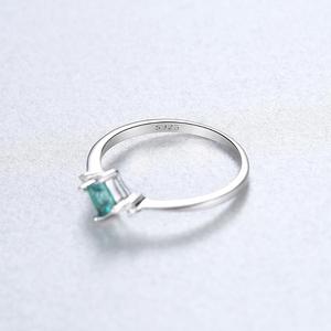 Nhẫn Cưới Bạc S925 CZCITY Nhẫn Nữ Ba Viên Đá Màu Vàng Trắng Quà Tặng Trang Sức Nhẫn Đá Quý Xinh Xắn - Product Image 6