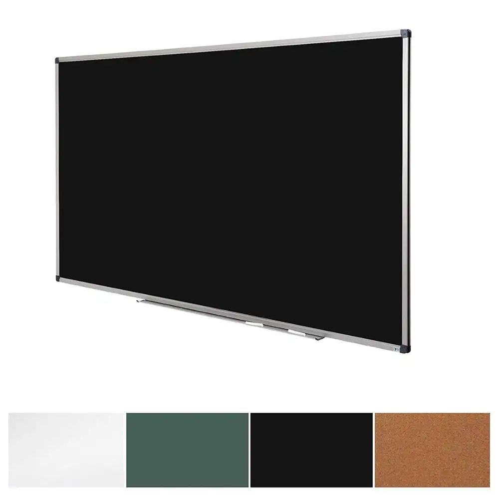 Craie magnétique noire effaçable pour enfants écoliers, planche d'effaçage à sec, tailles Standard 36x48 pouces, décoration