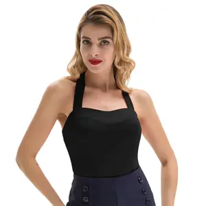 Débardeur dos nu Sexy pour femmes, haut Vintage, à la mode, avec décolleté en cœur, nouvelle collection