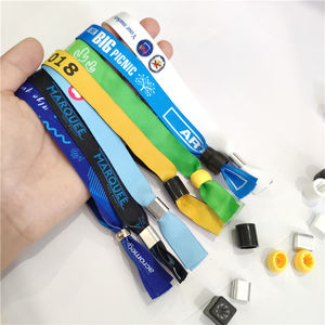 Pulseras Tejidas de Tela Elástica Impresas, Económicas, Coloridas, de Diseño Moderno, Populares, Promocionales, Ecológicas y Lavables, en Oferta - Product Image 3