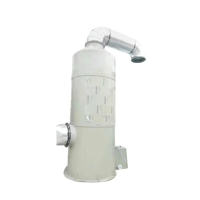 Supply absorption column type wet gas scrubber