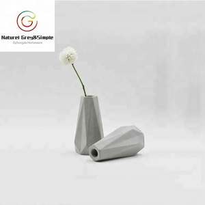 Vasi geometrici a buon mercato a singolo fiore moderni vasi di fiori in <span class=keywords><strong>cemento</strong></span> - Product Image 4