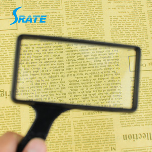 आयताकार हाथ में बड़े पढ़ने आवर्धक कांच 2.5X - Product Image 5