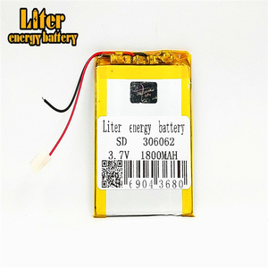 306060, 306062, 3,7 v 1800 mah li-3.7 v ultra slim battery s lipo battery 306060 1800 mAh for Battery notebook battery - Product Image 1