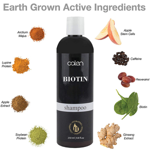 Shampoo à la biotine en marque propre pour la croissance des cheveux, formule épaississante entièrement naturelle avec effets antipelliculaires et rafraîchissants pour hommes et femmes - Product Image 2